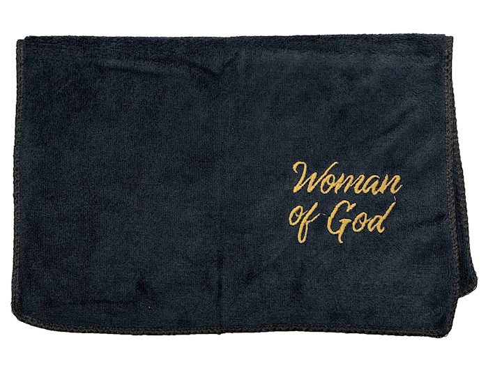 Towel: Woman Of God [Black] - Swanson